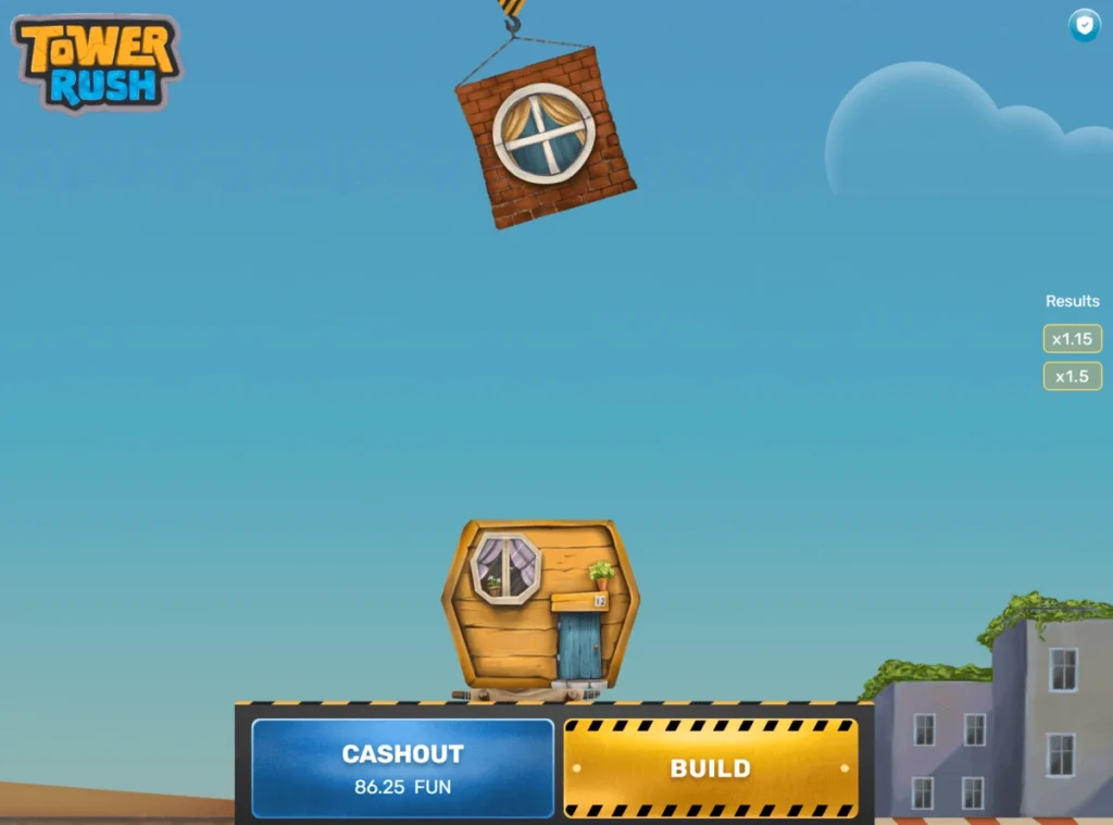 Tower Rush spelweergave